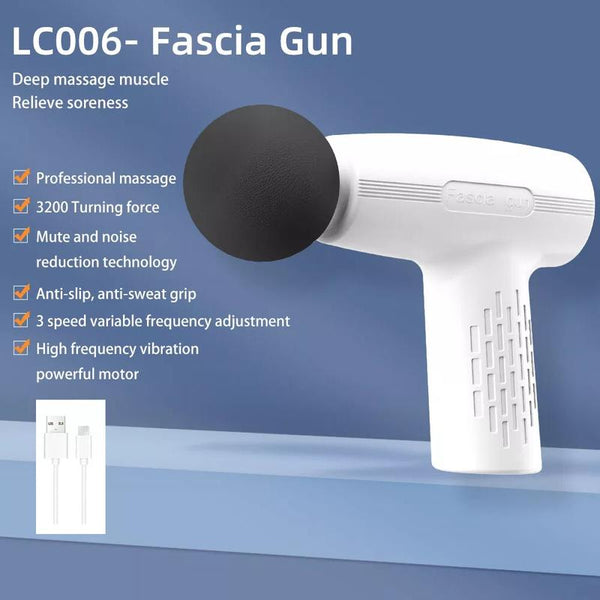 3 Speeds Massage Gun Percussion Massager Deep Tissue Muscle Vibrating Relax